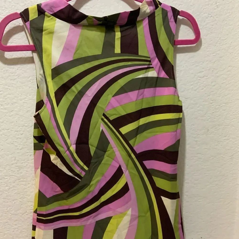Theory Silk Blend Sleeveless Blouse - Picture 4 of 5